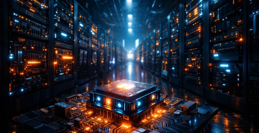 AI chips powering modern data center infrastructure
