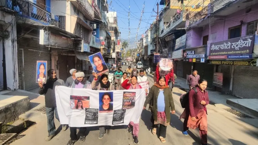 Indian media covering developments in the Ankita Bhandari case