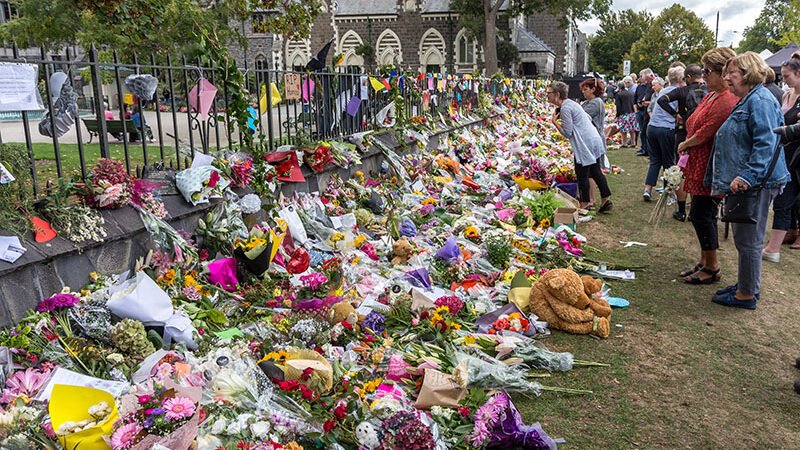 Christchurch mosque attack memorial highlighting impact of lone-wolf terrorism
