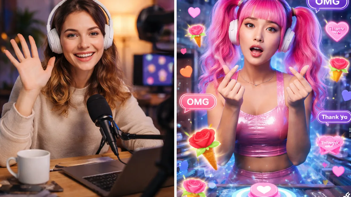 Comparison between traditional content creation and NPC streaming format