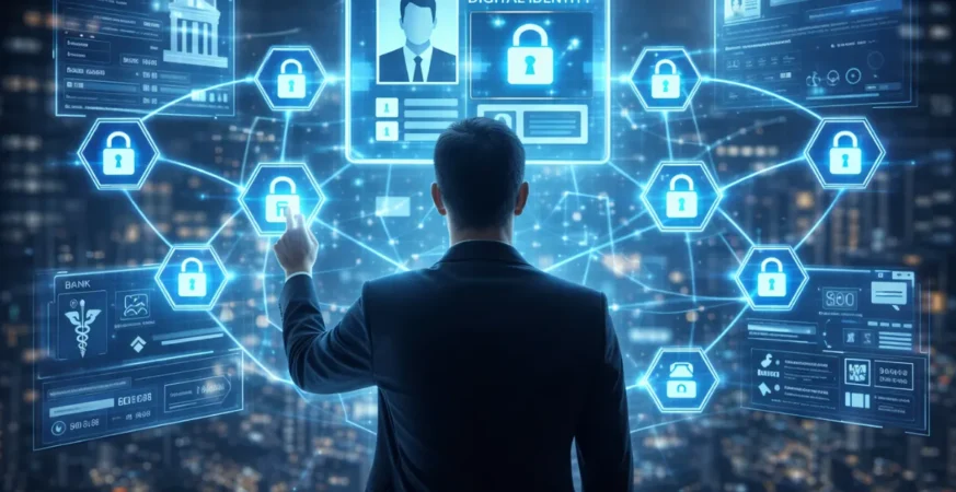 Digital identity secured through blockchain technology applications