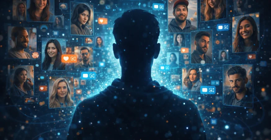 Digital identity shaped by parasocial relationships and online influence