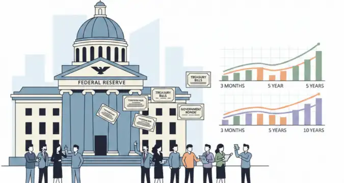 Government treasury bills and bonds issuance process illustrated