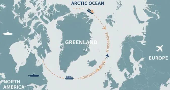 Greenland strategic location in Arctic geopolitics
