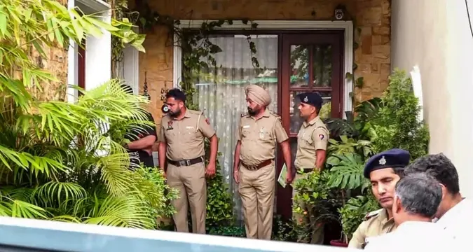 Haryana Police Investigation Team at Crime Scene