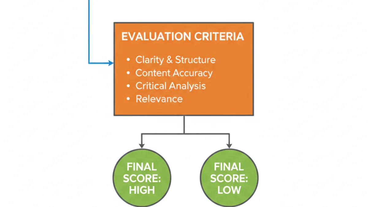 How examiner intent shapes question framing and answer assessment