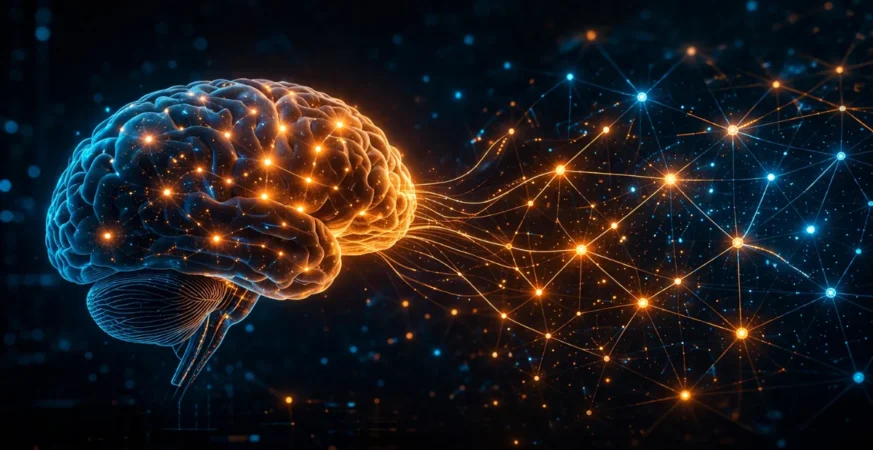 Human brain vs artificial neural networks concept