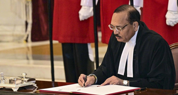 Justice Surya Kant takes oath as the fifty third Chief Justice of India at Rashtrapati Bhavan