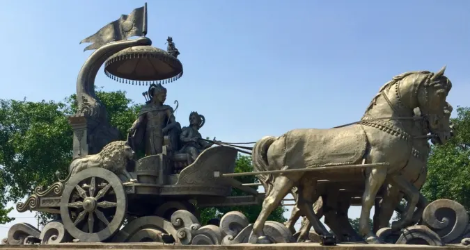 Kurukshetra sacred site where Lord Krishna delivered the Bhagavad Gita