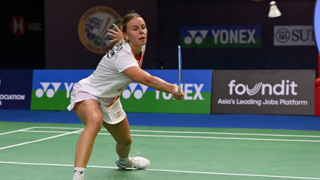 Players compete at the India Open as the tournament faces criticism over venue and playing conditions.