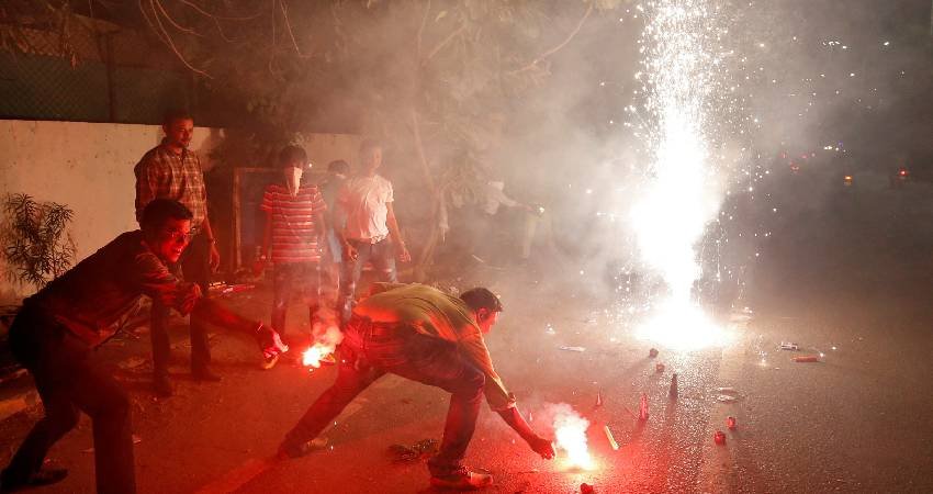 The festive sparkle comes with a hidden cost—rising smog levels after Diwali nights.