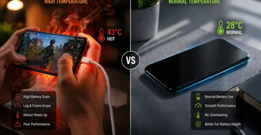 Phone heating while charging and gaming compared to normal use