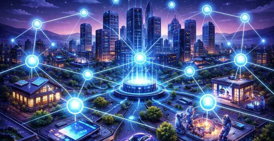 Smart city powered by edge AI processing data locally