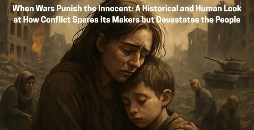When Wars Punish the Innocent: A Historical and Human Look at How Conflict Spares Its Makers but Devastates the People