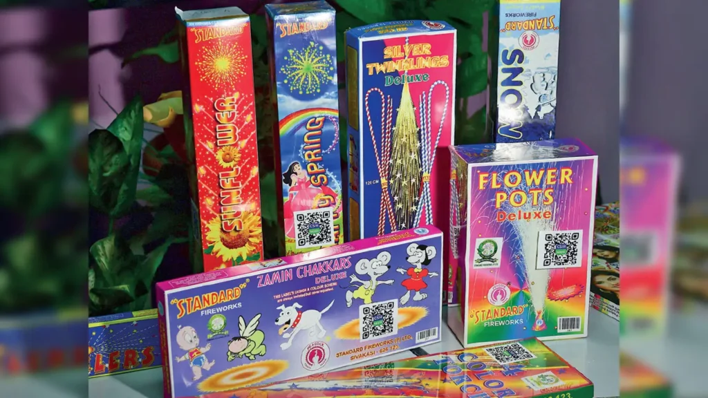 Kids enjoying Diwali 2025 with eco-friendly green crackers in India