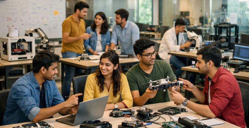 University-based startup incubator in India supporting student entrepreneurs through structured incubation support programs.