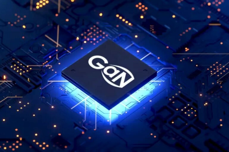 Indian scientists working on Gallium Nitride semiconductor research in advanced electronics laboratory