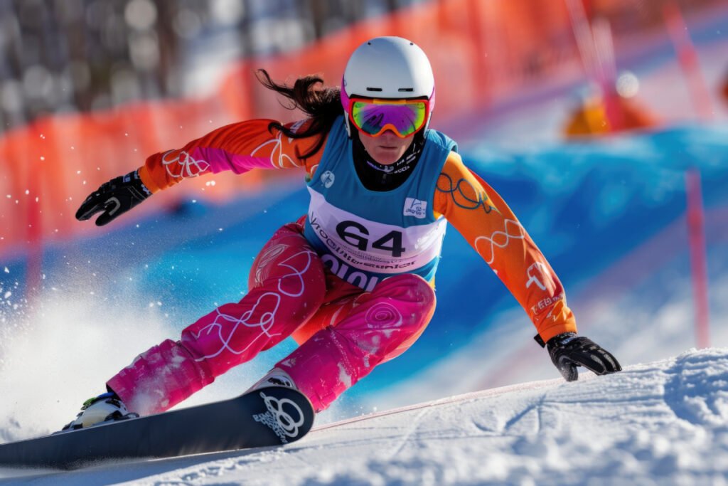 Indian athletes competing in Winter Olympics events on snow and ice