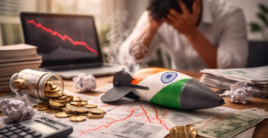 Startup founders facing financial stress and operational setbacks during a critical strategy meeting.